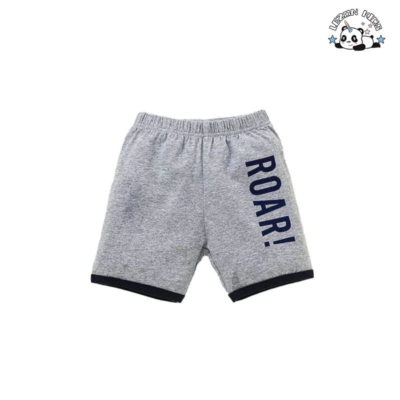 LEZONKIDS - High Quality Custom Cartoon Printed Sport Suit Summer Two Pieces Kids Boys Clothing Set
